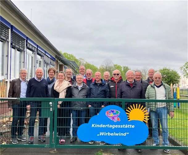 Der Linzer Männergesangverein in der Kita Ohlenberg. Foto: privat