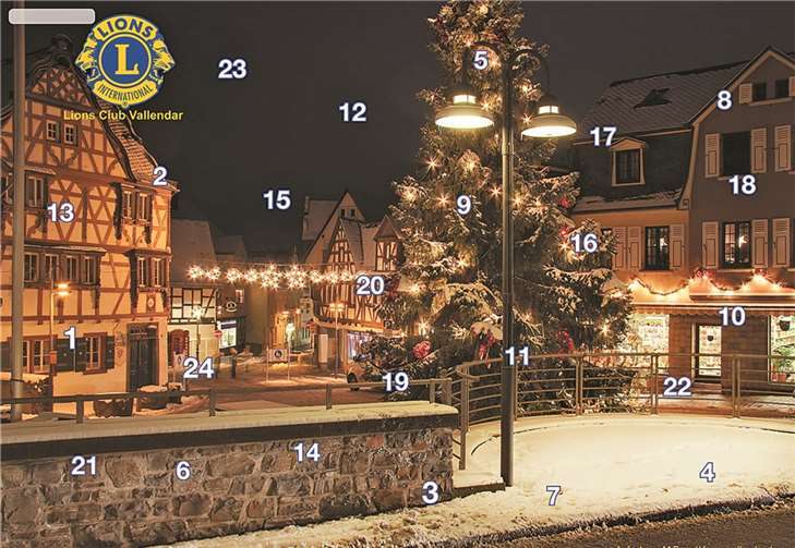 Der Lions-Adventkalender.M.Brand/ focus-vallendar
