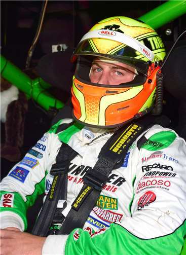 Der Lokalmatador Sascha Lenz aus Plaidt vor dem Start zum vierten Lauf des FIA European Truck Racing Championship.