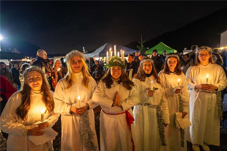 Der Lucia-Markt in Rech verbindet Tradition und Gemütlichkeit.  Foto: Dominik Ketz