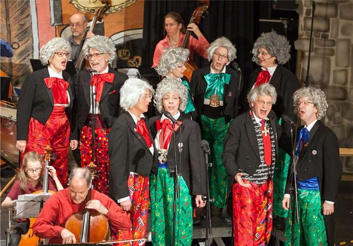 Der LudwigsChor Bonn unter der Leitung von Volker Kriegsmann stellte seine hohe musikalische Qualität unter Beweis.