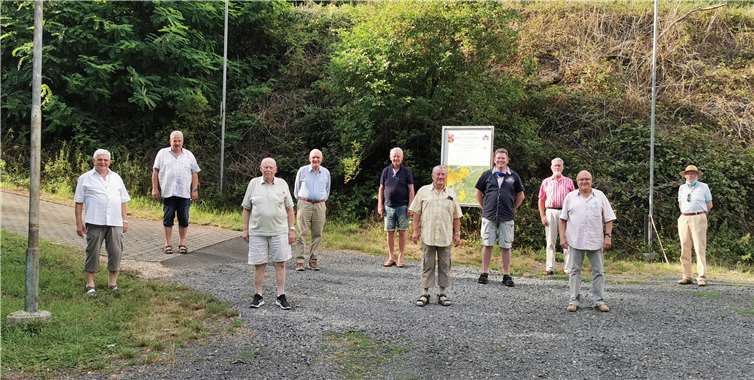 Der MGV „Cäcilia“ 1871 Rheinbrohl kann seit Anfang Juli auf dem Schützengelände im Kaltenbachtal proben. Foto: STUKO