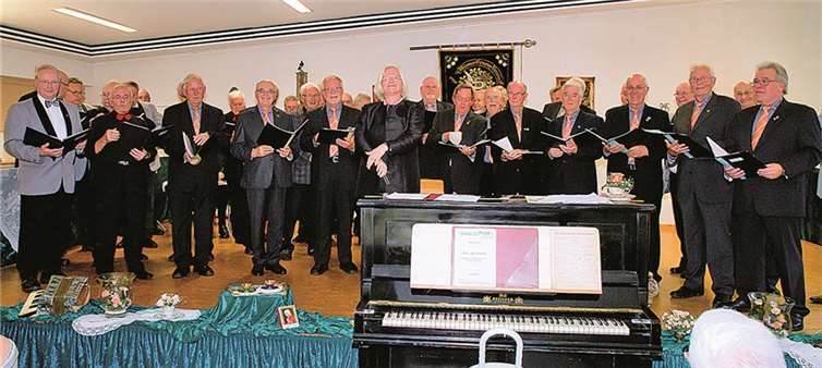 Der MGV “Edelweiss” Kell e.V. begeisterte das Publikum.privat