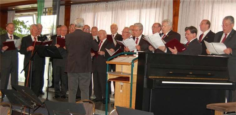 Der MGV „Liedertafel“ nach fast 135-jährigen Bestehen.