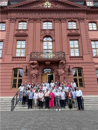 Der MGV Linz besuchte die Landeshauptstadt Mainz.  Foto: Beate Kerres