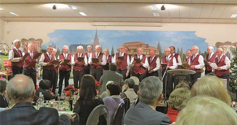 Der MGV „Loreley“ Unkelbach begeisterte die Zuhörer mit traditionellem Liedgut.privat
