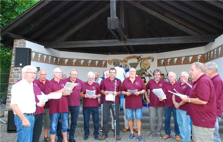 Der MGV Moselgruß 1920, ein Bild vor der Corona-Pandemie. Foto: privat