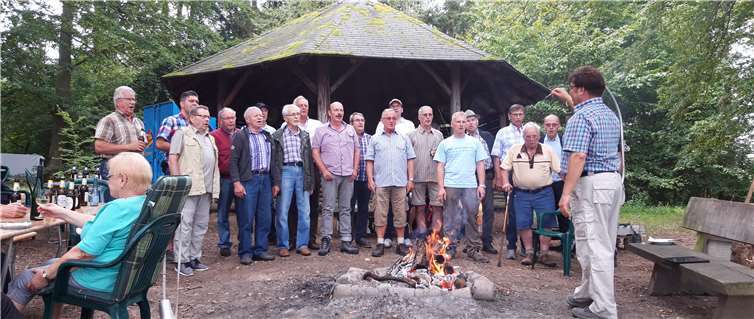 Der MGV „Moseltreue“ bei seinem Grillfest.Foto: privat