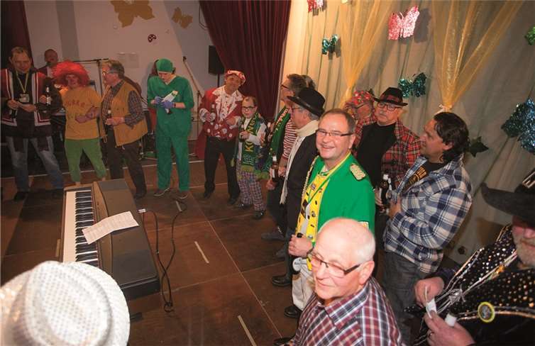 Der MGV Oberhonnefeld brachte die Zuhörer zum Schunkeln.