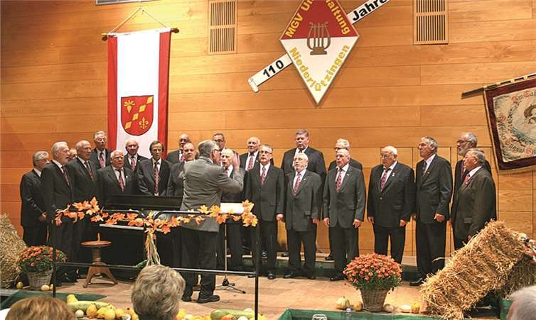 Der MGV „Unterhaltung“ Niederlützingen feierte am vergangenen Wochenende sein 110-jähriges Bestehen.WK