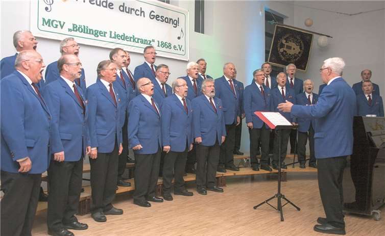 Der Männerchor Bachem glänzte mit einem hervorragenden Auftritt beim Lätarekonzert in Ringen.