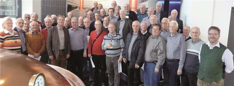 Der Männerchor Liederkranz erkundete die Brauerei. privat