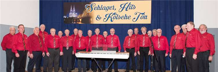Der Männerchor Rengsdorf will sein Publikum mit Liedern aus bekannten Musicals begeistern.privat