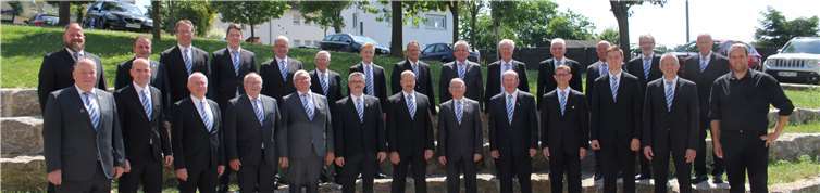 Der Männergesangsverein Harmonie-Liederkranz Eschelbach. Privat