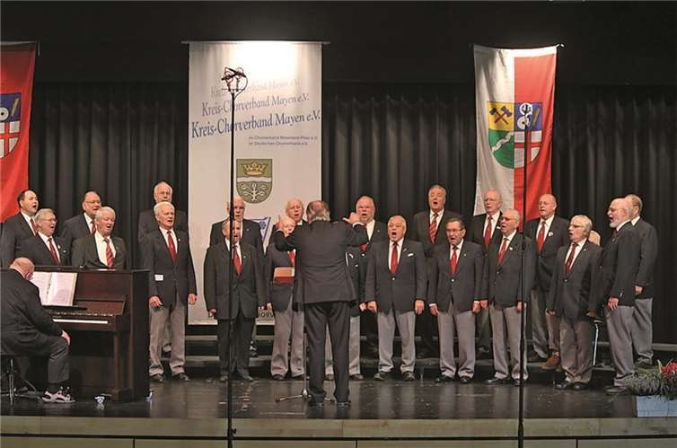 Der Männergesangverein Cäcilia freut sich auf einen gut besuchten Konzertabend. privat