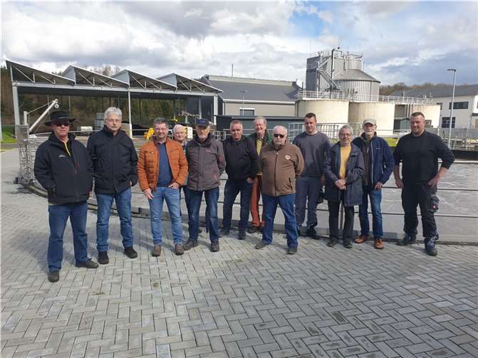 Der Männerstammtisch Daufenbach in der Kläranlage Hölzches Mühle. Foto: privat
