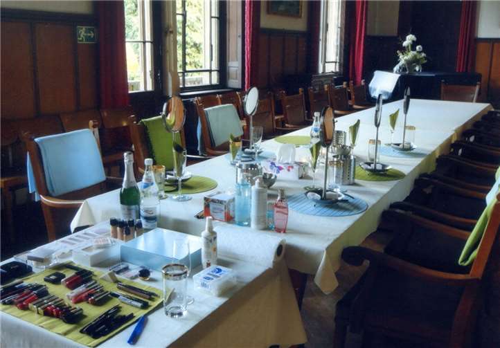 Der Make-up Workshop findet im Sinziger Schloss statt. privat