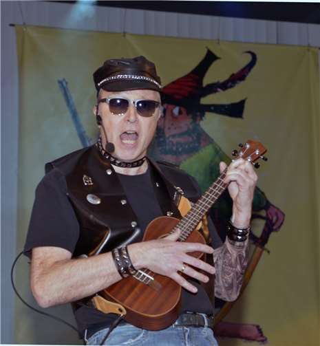Der „Mann mit Ukulele“ begeisterte.