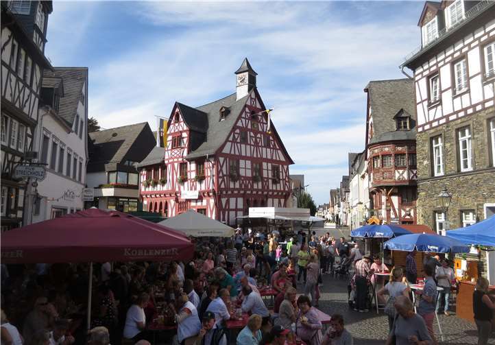 Der Marktplatz bietet wieder die Kulisse für das Stadtfest.Foto: Thomas Bergmann