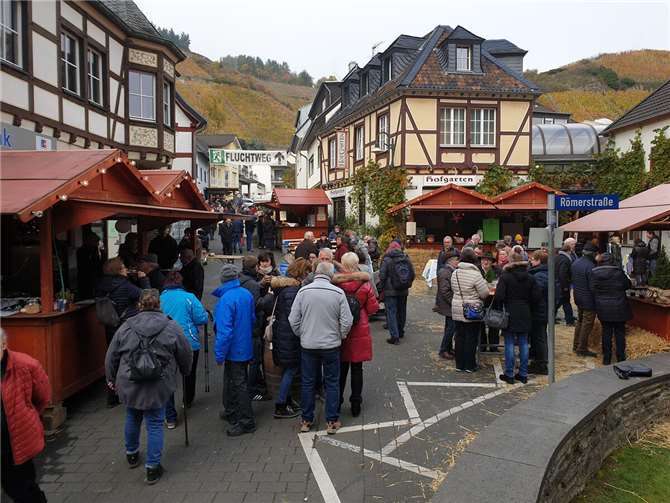 Der Martinsmarkt ist immer gut besucht.  Foto: privat