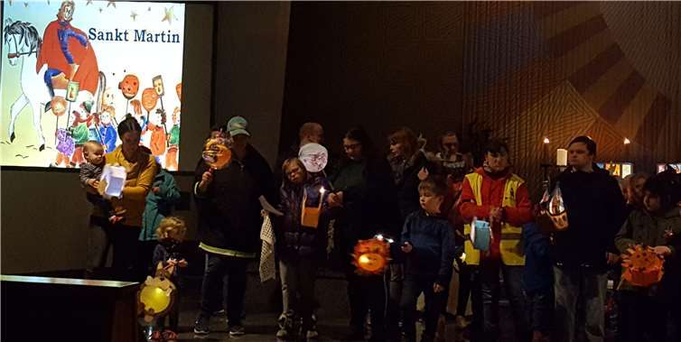 Der Martinszug in Niederfell.Foto: privat