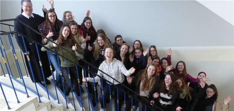 Der Mathematik-Grundkurs von Schwester Christamaria schloss als bester Grundkurs der Region Rhein-Ahr ab. privat