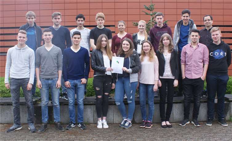 Der Mathematik-Leistungskurs 11 aus Sinzig konnte bei „Mathematik ohne Grenzen“ den fünften Platz erreichen.privat