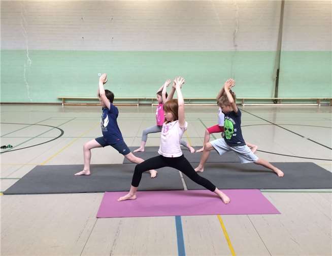 Der Meckenheimer Sportverein bietet wieder Yoga-Kurse für Kinder an.Foto: privat