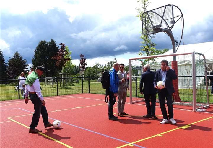 Der Mehrgenerationenplatz wurde eröffnet - und wird hoffentlich gut angenommen.  Foto: privat