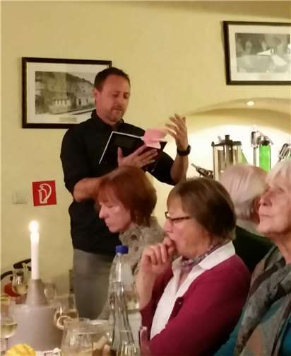 Der Mendiger Autor Markus Theisen las aus seinem aktuellen Krimi „Tödliche Verheissung“.privat