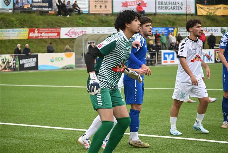 Der Mendiger Schlussmann Keiyan Ismaili stand zum ersten Mal von Beginn zwischen den Pfosten.  Foto: SK