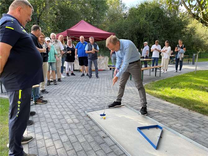 Der Minigolfplatz wurde im Jahr 2023 wiedereröffnet. Foto: ROB