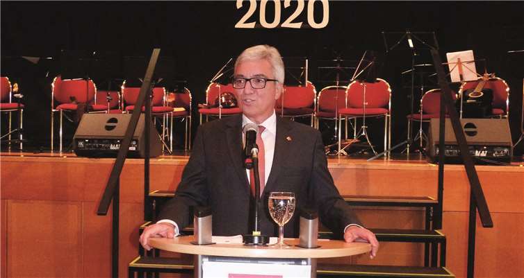 Der Minister des Innern und für Sport, Roger Lewentz hielt die Festrede in seiner Eigenschaft als Landesvorsitzender der SPD