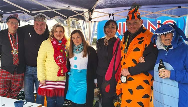 Der Mitarbeiter-Festausschuss des Rathauses.