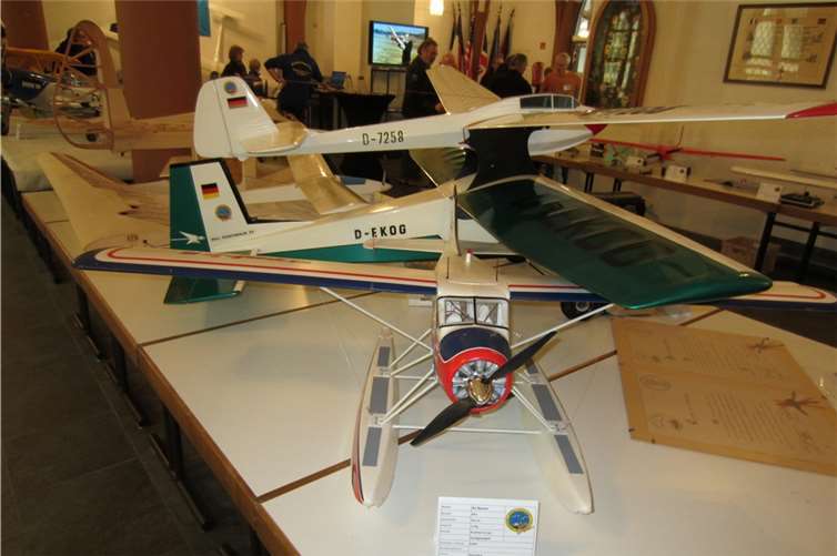 Der Modell-Flug-Club präsentierte auch Wasserflugzeuge.