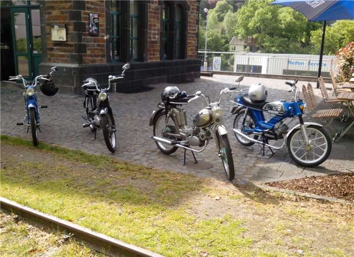 Der Mofa Club freut sich auf die Ausfahrt mit den Oldtimer-Zweirädern. Foto:Mofa Club Kell