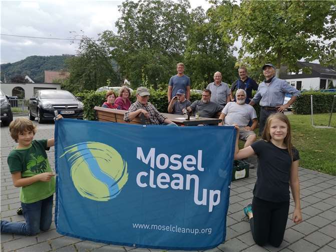 Der Moselcleanup und die Aktion Saubere Landschaft war ein voller Erfolg.Foto: Johannes Liesenfeld