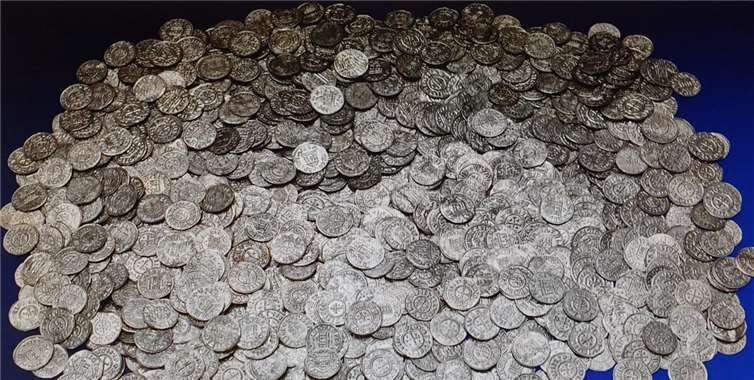 Der Münzschatz des Pilligerheck.Quelle: Matthias Hochhausen