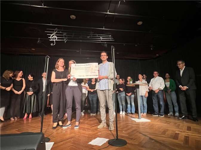Der Mukoviszidose e.V. konnte sich über eine Spende von 1.200 Euro freuen.