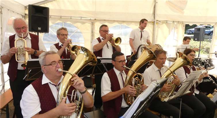 Der Musikverein Brohl sorgte für einen trefflichen musikalischen Rahmen bei der Festveranstaltung.
