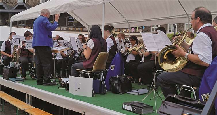 Der Musikverein Gevenich spielte zum Frühschoppen. TT