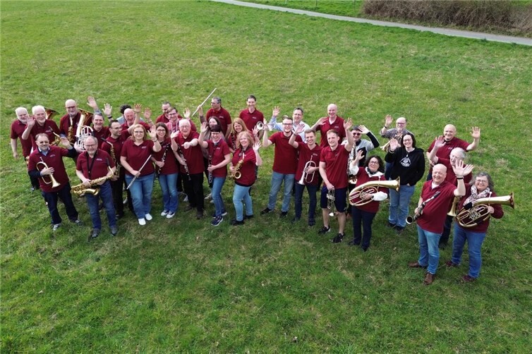 Der Musikverein Heimbach-Weis e.V. Bei ihrem jährlichen Probenwochenende. 