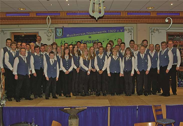 Der Musikverein Niederwerth freut sich auf viele Zuhörer. privat