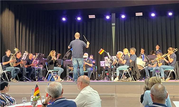 Der Musikverein Polch beim Abschlussfest Freundeskreises.  Foto: privat