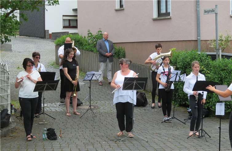 Der Musikverein begleitete den Gottesdienst.