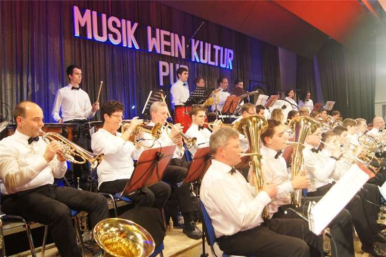 Der Musikverein in Aktion.  Privat