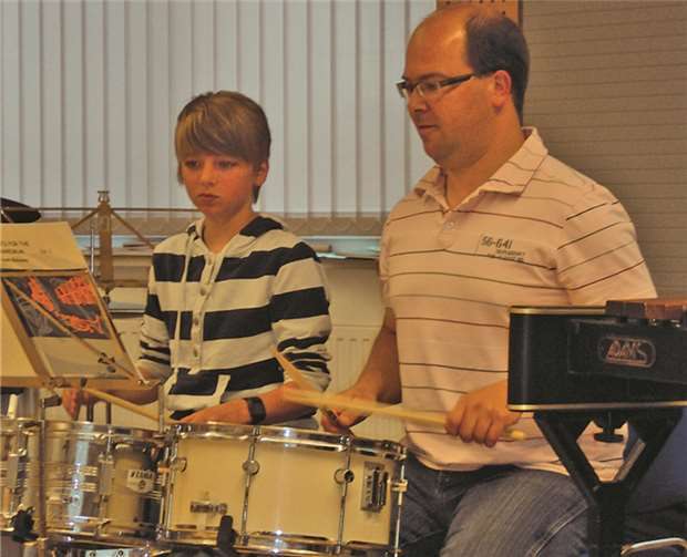 Der Musikverein ist stolz auf seine jungen Musiker.privat