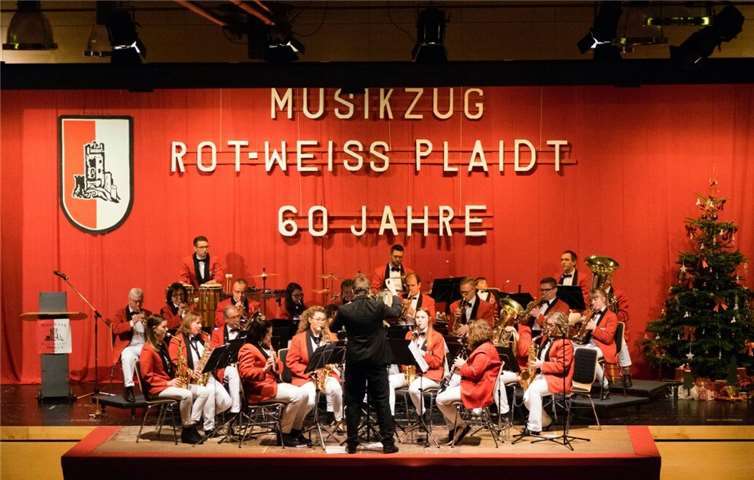 Der Musikzug Rot-Weiss Plaidt feiert sein 60jähriges Bestehen.MZ Plaidt