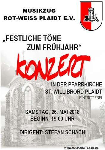 Der Musikzug Rot-Weiß lädt zum Frühjarskonzert ein.privat