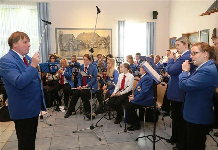 Der Musikzug der Stadtsoldaten sorgte für die richtigen Töne.